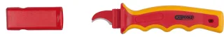 KS Tools Absetzmesser mit Schutzisolierung, 180mm - 117.1328