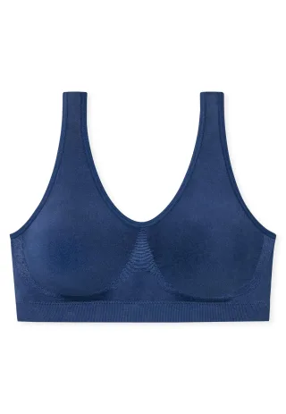 SCHIESSER - Bustier mit Cups navy - Gr. - S