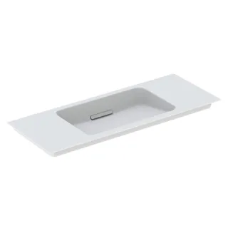 Geberit ONE Möbelwaschtisch, 105x40cm ohne Hahnloch,Überlauf verdeckt, weiss/weiss Tect, 500396013 500396013