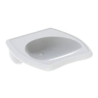 Geberit Waschtisch Vitalis, B: 550, T: 550 mm, 221555600, weiss mit Keratect 221555600