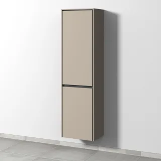 Sanipa Twiga Hochschrank mit 2 Türen, Sandgrau-Matt, SY10767 SY10767