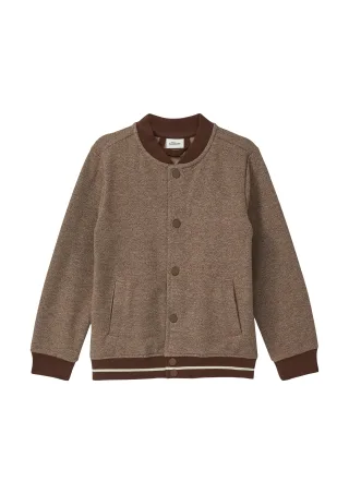 s.Oliver - Sweatshirt Jacke braun - Gr. - 116/122
