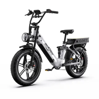 [EU Direct] ONESPORT OT08 PRO Electric Bike 48V 18AH*2 DualBatteries 500W Motor Recommended Top Speed 25KM/H 20inch Ti