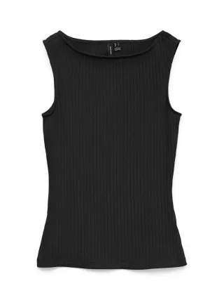 VERO MODA - VMRUBY SL TOP JRS NOOS Black - Gr. - S