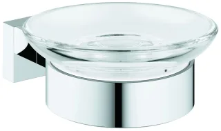 Grohe Seifenschale mit Halter Essentials Cube 40754 chrom, 40754001 40754001