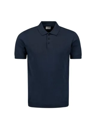 No Excess - Kurzarmpolo blau - Gr. - XXL