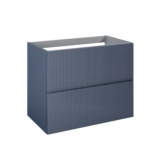 Cosmic Wish Unterschrank 2 Schubladen für Waschbecken, Blau Matt, WJC780M0080126 WJC780M0080126