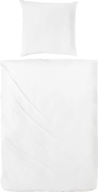 Primera Bettwäsche "Uni Luxus-Satin in Gr. 135x200, 155x220 oder 200x200 cm" 3 Stk. Bettwäsche aus Baumwolle, unifarbene Bettwäsche mit Reißverschluss