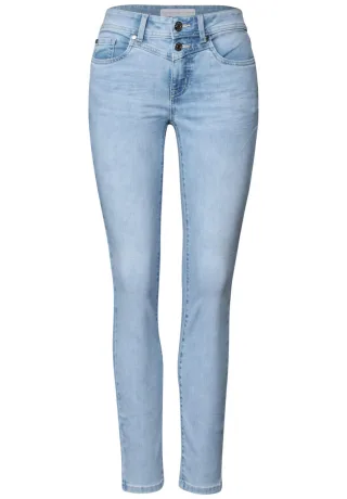 Street One - Slim Fit Jeans blau - Gr. - 31/28