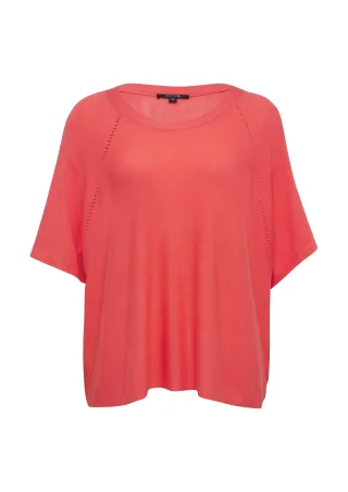 comma - Strickpullover pink|rot - Gr. - XS
