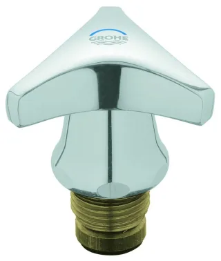 Grohe Oberteil 45968 mit Trecorn Griff Markierung blau 1/2" chrom, 45968000 45968000