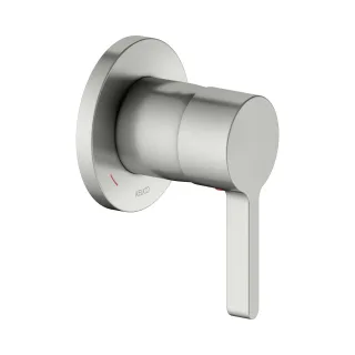 Keuco Einhebelmischer Unterputz Edition 400 51551, Edelstahl-finish, 51551060001 51551060001