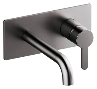 Damixa Silhouet Waschtischarmatur Unterputz (180mm), Graphit PVD, 746255500 746255500