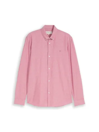 Denim Tom Tailor - Oxford Hemd mit Logo-Stickerei baroque rose chambray - Gr. - M