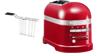 KitchenAid Toaster "Artisan 5KMT2204EER EMPIRE ROT" 2 kurze Schlitze für 2 Scheiben 1250 W mit Sandwichzange
