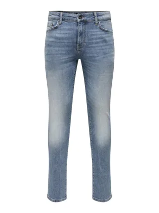 only & sons - Slim Fit : Jeans blau - Gr. - 29/34