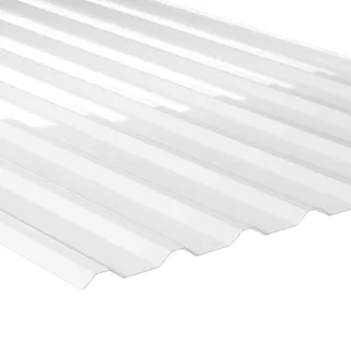 Lichtplatte Polycarbonat | 2nd LIFE LINE | Spundwand | 20/138 | 1,2 mm | Breite 1140 mm | glasklar