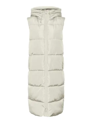 VERO MODA - VMLIGAANE WAISTCOAT NOOS pumice stone - Gr. - S