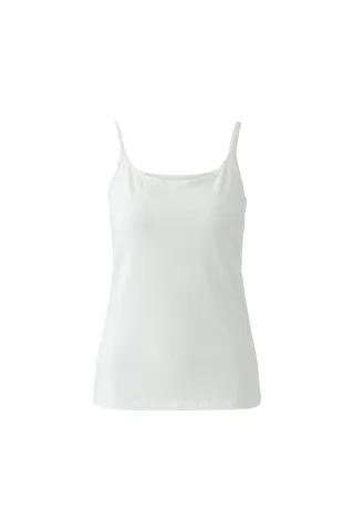 Oui - Top Baumwoll- Modalmischung cloud dancer - Gr. - 34