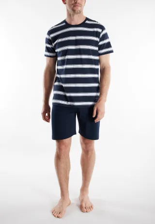 TOM TAILOR BODYWEAR - Wäsche Männlich blau-mittel-ringel - Gr. - 48
