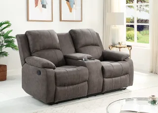 ATLANTIC home collection 2-Sitzer "Cicero" mit Relaxfunktion, Federkern und Getränkehalter