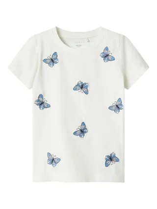 NAME IT - NMFDENYS SS TOP cloud dancer - Gr. - 92