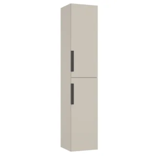 Neuesbad Serie 40 Hochschrank mit 2 Türen, B:300,H:1500,T:300mm, Korpus/Front: kaschmir matt lackier NB1DF001-C-030091