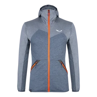 SALEWA - Puez Melange Polarlite Herren Kapuzenjacke - Blau (Gr.46)
