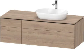 Duravit L-Cube Konsolen-Waschtischunterbau wandhängend 1420x550x482 Az 2 Ei LC4875055550000