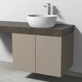 Sanipa Waschtischunterbau mit Türen 2morrow (P2362) 510x700x520 Sandgrau-Matt, P236267 P236267
