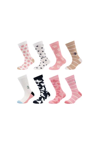 Camano Socken "Kindersocken ca-soft 8er Pack" 8er Pack Ohne drückenden Gummibund, Aus OCS zertifizierter Baumwolle