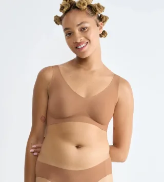 sloggi - sloggi ZERO Feel 2.0 Bralette nostalgic brown - Gr. - M
