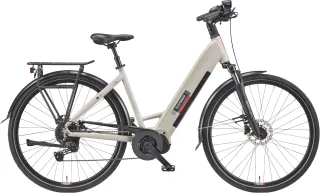 Telefunken "Multitalent RC680" 10 Gang Shimano Kettenschaltung Mittelmotor 250 W 28 Zoll, Straßenzulassung, Scheibenbremsen, Pedelec, Elektrofahrrad für Damen u. Herren