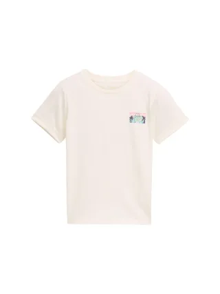 tom tailor kids - Basic T-Shirt wool white - Gr. - 104/110