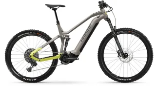 E-Bike ⌄  Haibike AllMtn 2 grau (Rahmenhöhe: M  / 44cm (Fully) = Köpergröße 175 - 185 cm)