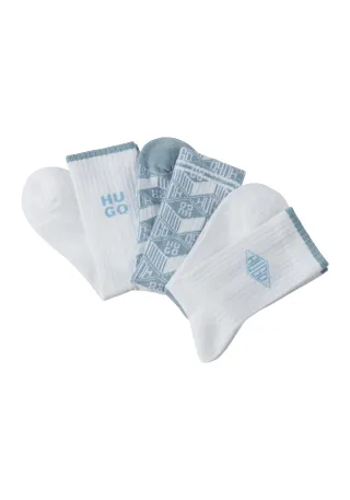 HUGO Underwear Socken 3 Stk. tlg. mit kontrastfarbenen Logo