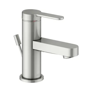 Keuco Waschtischarmatur 60 IXMO 59504 m.Zug.-Ablgrt. Flat, Ros r/e Edelst.-fin, 59504063000 59504063000