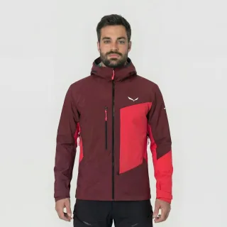 SALEWA - Sella 3 Layers Powertex Hardshell Jacke Herren - Rot (Gr.52)