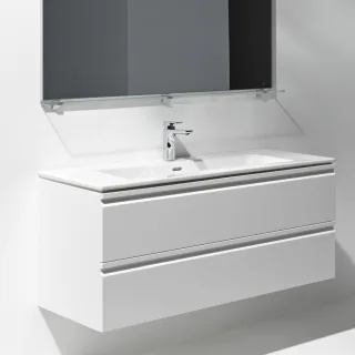 LAUFEN SET LAUFEN Pro S 1200x500x460 Waschtisch weiss inkl. Unterbau eiche hell 8.6196.7.479.107.1 H8619674791071