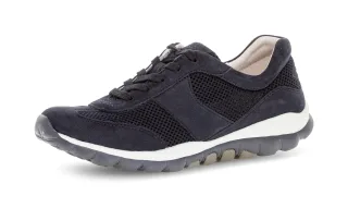 rollingsoft Sneaker, Freizeitschuh, Halbschuh, Schnürer mit Logo an der Ferse