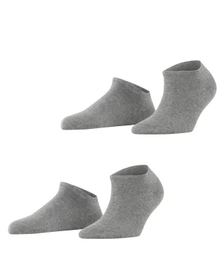 ESPRIT socks & tights - Esprit Uni 2-Pack Damen light greymel. - Gr. - 40.5