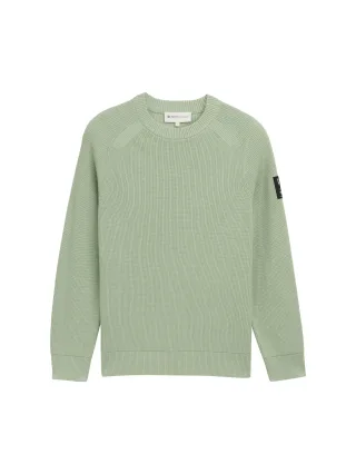 Denim Tom Tailor - Strickpullover mit Struktur fresh mint green - Gr. - M