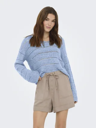 ONLY - ONLPAMELA LS V-NECK PULLOVER CC KNT - Gr. - XL