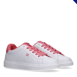 Tommy Hilfiger Sneaker Schnürschuh, Halbschuh, Capsule Sneaker mit farblicher Logoverzierung