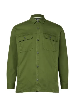 s.Oliver - Hemd olive - Gr. - 4XL