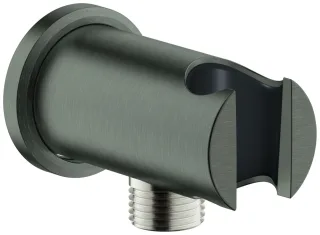 GROHE Wandanschlussbogen Rainshower 26658 runde Rosette hard graphite geb., 26658AL0 26658AL0