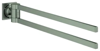 GROHE Doppel-Handtuchhalter Allure 40342_1 satin steel, 40342MS1 40342MS1