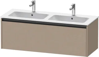 Duravit Ketho.2 Waschtischunterbau wandhängend Leinen Matt 1280x480x440 mm - K25066075750000 K25066075750000