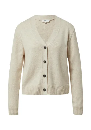 s.Oliver - Strickjacke beige - Gr. - 34