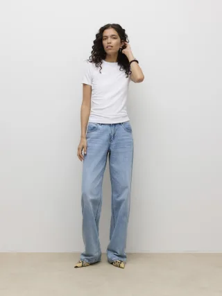 Aware - AWIRWINA SS O-NECK T-SHIRT NOOS bright white - Gr. - M